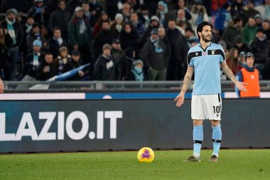 İtalya Serie A futbol karşılaşması Ss Lazio - Hellas Verona Fc