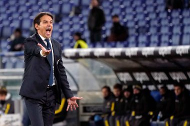 İtalya Serie A futbol karşılaşması Ss Lazio - Hellas Verona Fc