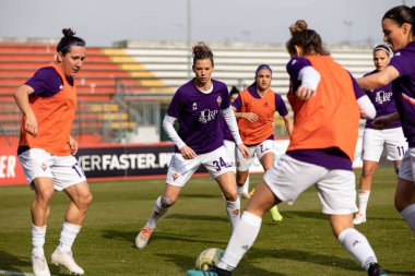 İtalyan Futbol Kupası Kadınlar Ac Milan Fiorentina Kadınlarına Karşı
