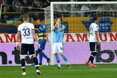 İtalyan Serisi A futbol maçı Parma Lazio 'ya karşı