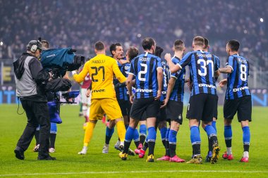 İtalyan Serie A futbol maçı Fc Internazionale - Ac Milan