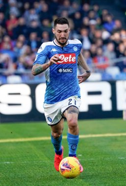 İtalyan Serisi A futbol maçı Napoli Lecce 'ye karşı