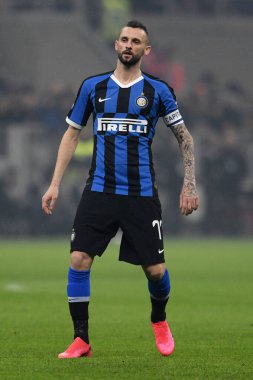 İtalyan Serie A futbol maçı Fc Internazionale - Ac Milan