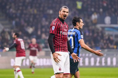 İtalyan Serie A futbol maçı Fc Internazionale - Ac Milan