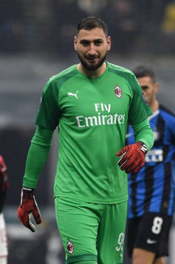 İtalyan Serie A futbol maçı Fc Internazionale - Ac Milan