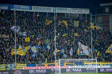 İtalyan Serisi A futbol maçı Parma Lazio 'ya karşı