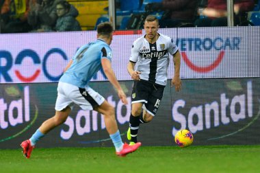 İtalyan Serisi A futbol maçı Parma Lazio 'ya karşı