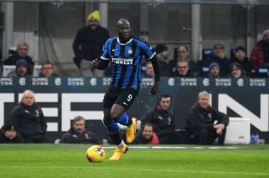 İtalyan Serie A futbol maçı Fc Internazionale - Ac Milan