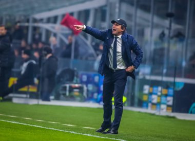 İtalyan Serie A futbol maçı Fc Internazionale - Ac Milan