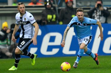 İtalyan Serisi A futbol maçı Parma Lazio 'ya karşı