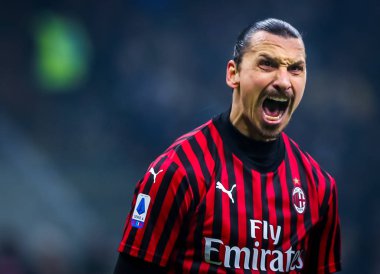 İtalyan Serie A futbol maçı Fc Internazionale - Ac Milan