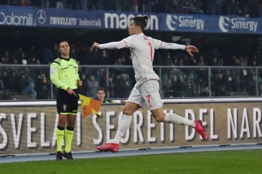 İtalyan Serie A futbol maçı Hellas Verona Juventus Fc 'e karşı