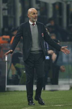 İtalyan Serie A futbol maçı Fc Internazionale - Ac Milan