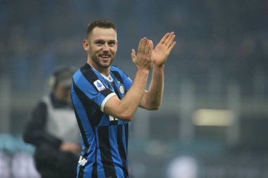 İtalyan Serie A futbol maçı Fc Internazionale - Ac Milan