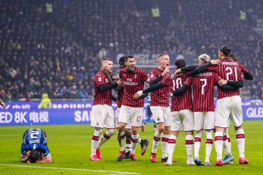İtalyan Serie A futbol maçı Fc Internazionale - Ac Milan