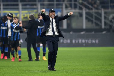 İtalyan Serie A futbol maçı Fc Internazionale - Ac Milan