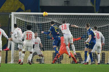 İtalyan Serie A futbol maçı Hellas Verona Juventus Fc 'e karşı