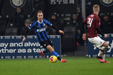 İtalyan Serie A futbol maçı Fc Internazionale - Ac Milan