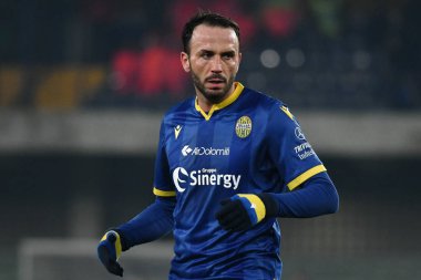 İtalyan Serie A futbol maçı Hellas Verona Juventus Fc 'e karşı