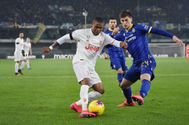 İtalyan Serie A futbol maçı Hellas Verona Juventus Fc 'e karşı