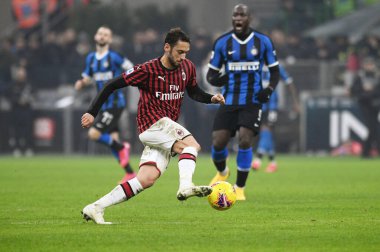 İtalyan Serie A futbol maçı Fc Internazionale - Ac Milan