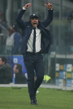 İtalyan Serie A futbol maçı Fc Internazionale - Ac Milan