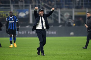 İtalyan Serie A futbol maçı Fc Internazionale - Ac Milan