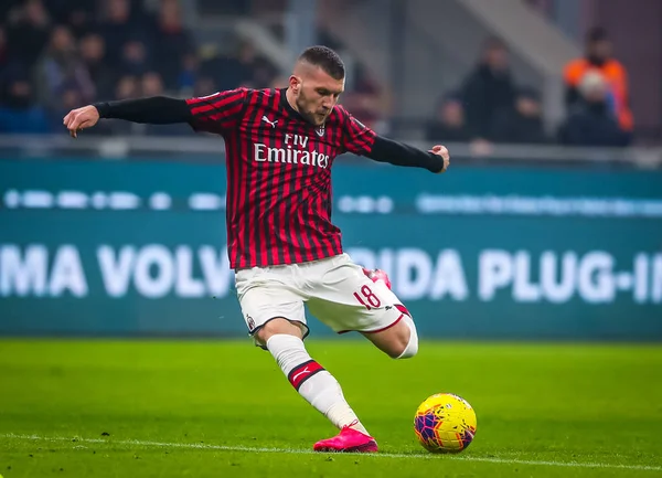 Italiano Serie A partido de fútbol FC Internazionale vs AC Milan — Foto de Stock