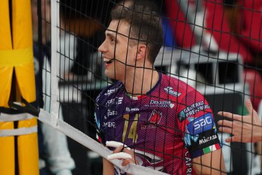 aleksandar atanasijevic (n . 14 opposite spiker sir safety conad perugia) delusion during Sir Sicoma Monini Perugia vs Projekt Warszawa, Volleybal Champions League Men Championship in Perugia, February 19 2020 - LPS/Loris Cerquiglini