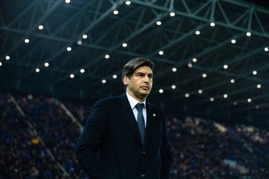 paulo fonseca (roma) 15 Şubat 2020 'de Bergamo' da oynanan İtalya Serie A futbol karşılaşmasında - Lps / Francesco Scaccianoce