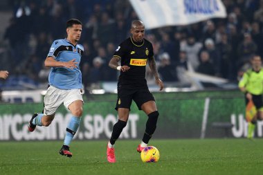 ashley young (inter) and luiz felipe (lazio) during SS Lazio vs FC Internazionale, italian Serie A soccer match in Roma, February 16 2020 - LPS/Matteo Papini