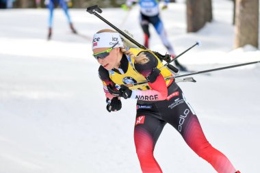 eckhoff tiril (nor) during IBU World Championship Biathlon 2020 - Women 7.5 Km Sprint, Biathlon in Anterselva (BZ), February 14 2020 - LPS/Ettore Griffoni