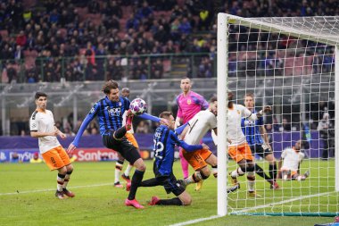 hans hateboer (atalanta) during Atalanta vs Valencia, Soccer Champions League Men Championship in Milano, February 19 2020 - LPS/Luca Rossini
