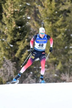 vetle sjaastad christiansen (nor) during IBU World Championship Biathlon 2020 - Men 10 Km Sprint, Biathlon in Anterselva (BZ), February 15 2020 - LPS/Ettore Griffoni