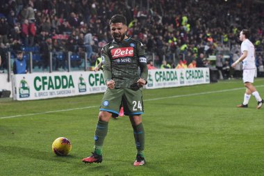 happiness of lorenzo insigne at the end of the match during Cagliari vs Napoli, italian Serie A soccer match in Cagliari, February 16 2020 - LPS/Emanuele Perrone