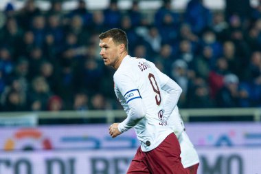 Edindzeko (roma) 15 Şubat 2020 'de Bergamo' da oynanan İtalya Serie A futbol karşılaşmasında Atalanta - Roma - Lps / Francesco Scaccianoce
