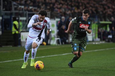 naitan nandez and diego demme during Cagliari vs Napoli, italian Serie A soccer match in Cagliari, February 16 2020 - LPS/Emanuele Perrone