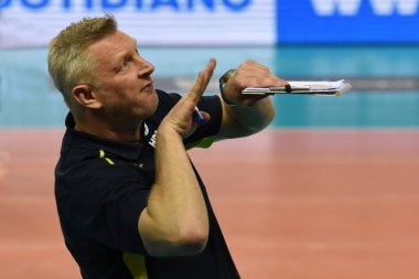 mariusz sordyl (coach fenerbahce hdi sigorta istanbul) during Cucine Lube Civitanova vs Fenerbahce HDI Sigorta Istanbul, Volleybal Champions League Men Championship in Civitanova, February 19 2020 - LPS/Roberto Bartomeoli