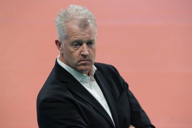 heynen vital (coach sir safety conad perugia) during Sir Sicoma Monini Perugia vs Projekt Warszawa, Volleybal Champions League Men Championship in Perugia, February 19 2020 - LPS/Loris Cerquiglini