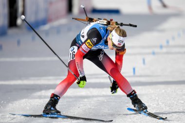 roeiseland marte olsbu (nor) during IBU World Championship Biathlon 2020 - Women 7.5 Km Sprint, Biathlon in Anterselva (BZ), February 14 2020 - LPS/Ettore Griffoni