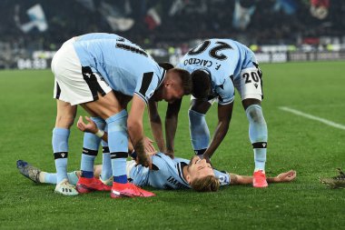 ciro immobile (lazio) happiness goal 1-1 during SS Lazio vs FC Internazionale, italian Serie A soccer match in Roma, February 16 2020 - LPS/Matteo Papini