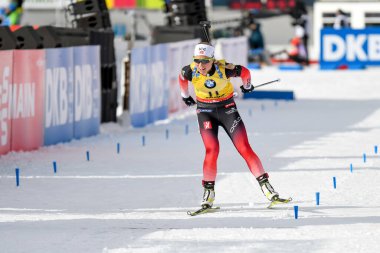 eckhoff tiril (nor) during IBU World Championship Biathlon 2020 - Women 7.5 Km Sprint, Biathlon in Anterselva (BZ), February 14 2020 - LPS/Ettore Griffoni