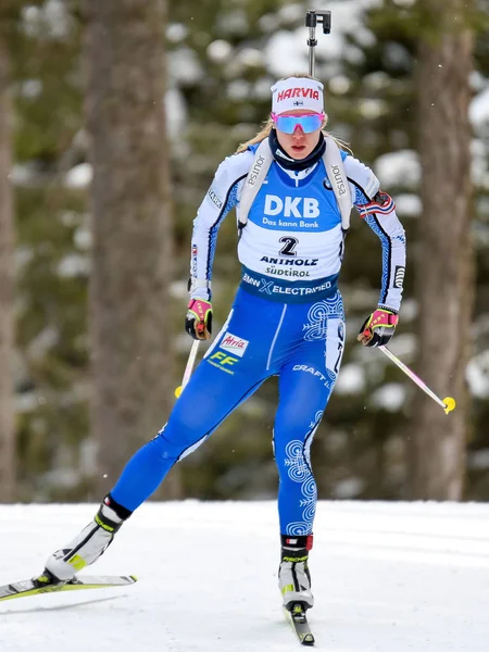 Minkkinen Suvi Fin Ibu World Championship Biathlon 2020 Women Sprint — Stockfoto