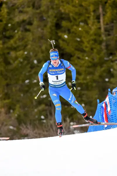 Lukas Hofer Ita Ibu World Championship Biathlon 2020 Men Sprint — Stockfoto