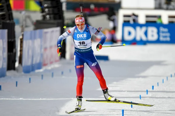 Fialkova Ivona Svk Ibu World Championship Biathlon 2020 Women Sprint — Stok fotoğraf