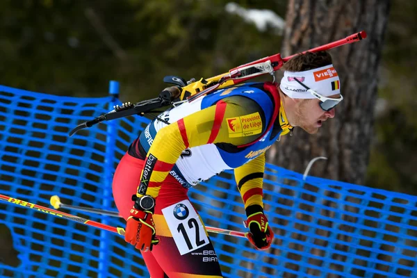 Florent Claude Bel Ibu World Championship Biathlon 2020 Men Sprint — Stock Fotó