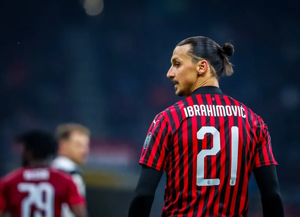 zlatan ibrahimovic of ac milan during AC Milan vs Juventus FC, Italian TIM Cup Championship  in Milano, February 13 2020 - LPS/Fabrizio Carabelli