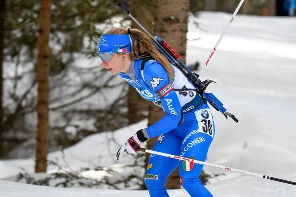 Carrara Michela Ita Ibu World Championship Biathlon 2020 Women Sprint — Zdjęcie stockowe