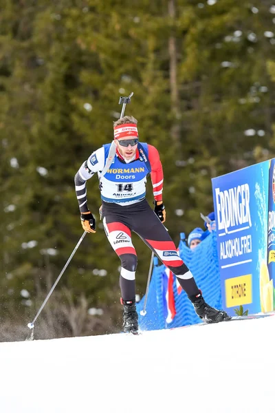 Simon Eder Aut Ibu World Championship Biathlon 2020 Men Sprint — Stockfoto