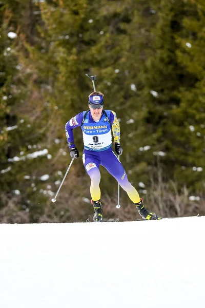 Sergii Semenov Ukr Ibu World Championship Biathlon 2020 Men Sprint — Stockfoto